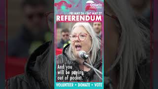 Citizen-led Referendum- Patty Coates, President of the OFL