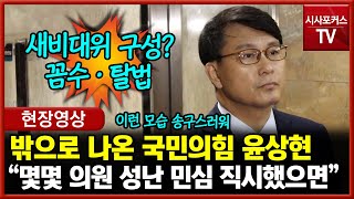 국민의힘 새비대위? 꼼수·탈법...윤상현 \