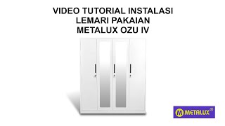 TUTORIAL INSTALASI METALUX OZU IV - LEMARI PAKAIAN