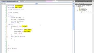 Initializing Constant Class Data Members
