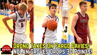 Orono Takes On The #1 Team In North Dakota! Nolan Groves Drops 30!