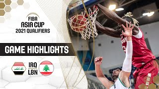 Iraq - Lebanon | Highlights - FIBA Asia Cup 2021 Qualifiers