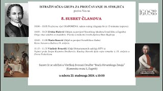 Istraživačka grupa za proučavanje 18. stoljeća - osmi susret članova