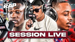 SESSION FREESTYLE avec Maes, YNS, Béna, Massomerta \u0026 Bobyto ! #PlanèteRap