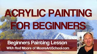 Acrylic Painting For Beginners #MooreMethod