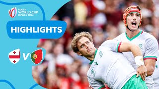Last-minute DRAMA | Georgia v Portugal | Rugby World Cup 2023 Highlights