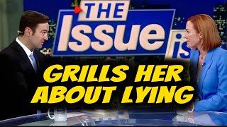 WATCH Jen Psaki SQUIRM When Host Confronts Her on Her Lie!!!