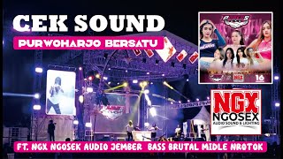 CEK SOUND PEMUDA PURWOHARJO BERSATU ( POBERS ) || Ft. NGX AUDIO JEMBER