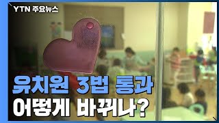 유치원 3법 통과..사립유치원 어떻게 바뀌나 / YTN