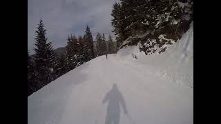 Bakuriani's Mitarbi Blue Ski Run (GoPro POV)