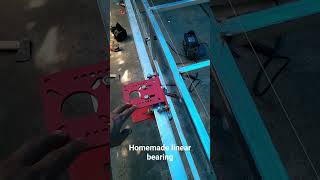 Homemade linear bearing | cnc machine #cncrouter #diy #cncmachine #woodworking #cnc #kayu #homemade