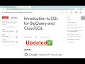 Introduction to SQL for BigQuery and Cloud SQL || #GCRF || #qwiklabs | #GSP281 [With Explanation🗣️]