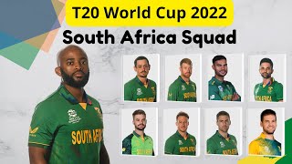 South Africa Squad For T20 World Cup 2022| South Africa T20 World Cup 2022 Squad