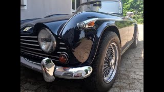 A Short Summer Drive in my Triumph TR 5 PI