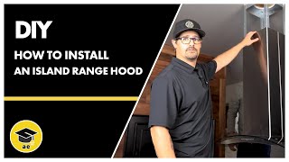 How to Install an Island Range Hood | AE DIY
