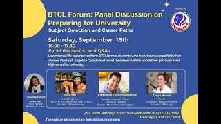 BTCL Forum: Panel Discussion on Preparing for University | ฟอรั่มแนะแนวการเตรียมเข้าสู่มหาวิทยาลัย