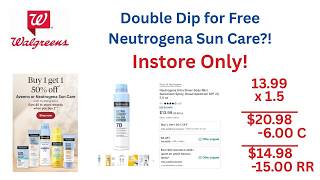 Free Neutrogena Sun Care at Walgreens?