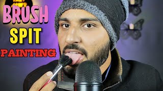 Asmr Brush Spit Painting Relaxing For Sleep