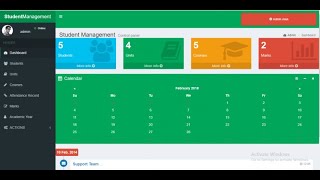 Student Management System in PHP/MySQL Installation Demo