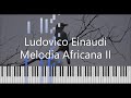 Ludovico Einaudi - Melodia Africana II