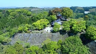 最強の城 深碧が覆う天空の城 岡城跡（岡城址）祖母山 阿蘇山 GWにもおすすめ 岡城ドローン映像 4K Drone video in Oka castle