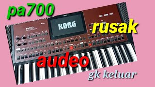 Service keyboard Korg pa700 rusak audeo.suara tdk kluar. Wa 085730661819