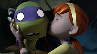 Donnie & April for a minute and 30 seconds (TMNT 2012)