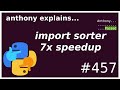 how I made my import sorter 7x faster (intermediate) anthony explains #457