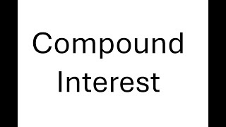 Compound Interest