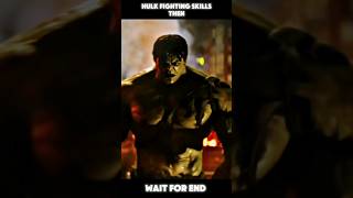 Hulk Fighting Skills Transformation #shorts #hulk