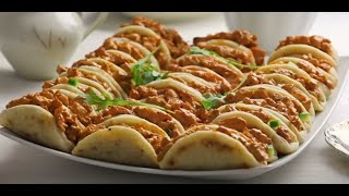 Special Iftar Recipe for Ramadan Mini pita bites with chicken filling_ Chicken Snacks.