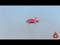 60TH ANNIVERSARY PRECISION FORMATION THE RED ARROWS PRACTICE WORLD CLASS SEQUENCES • RAF WADDINGTON