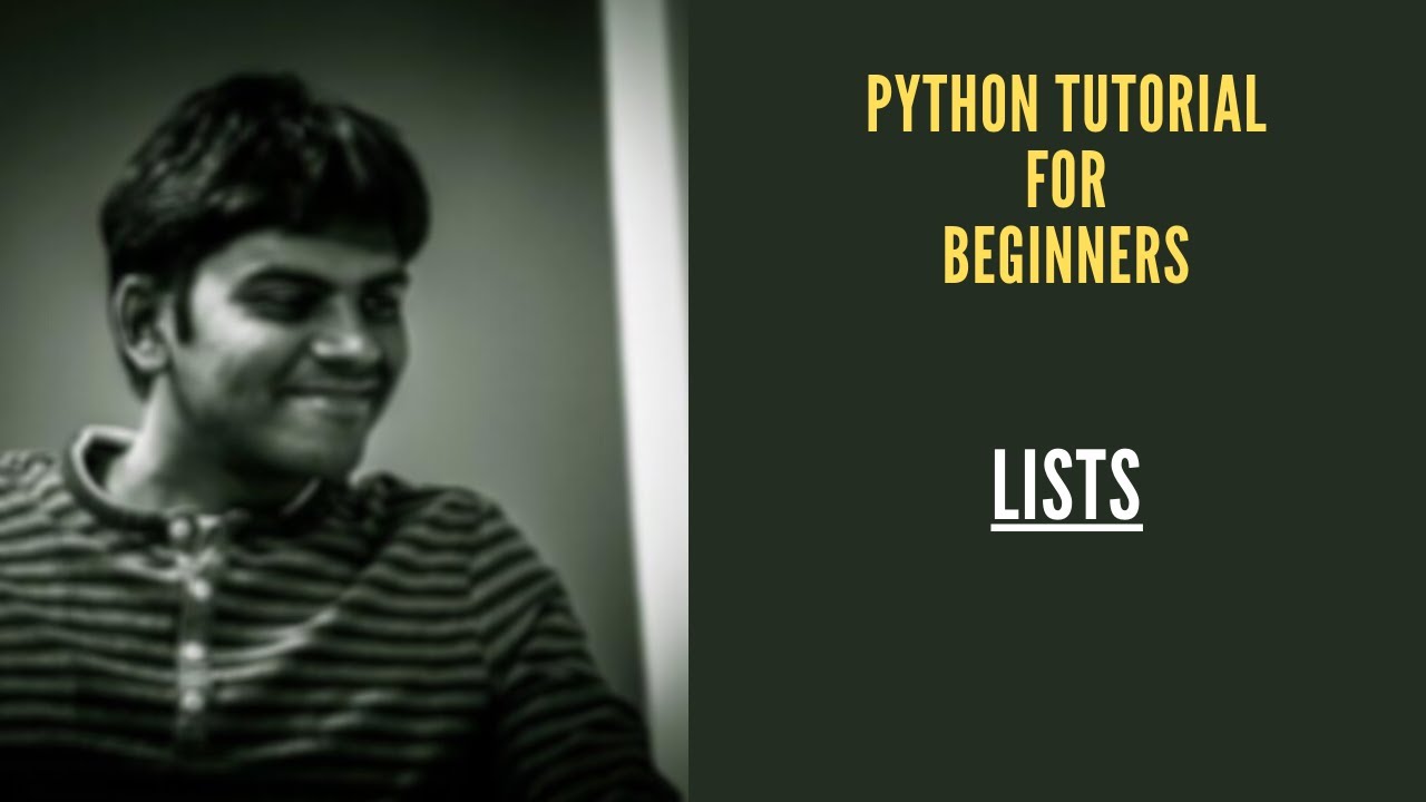 Python Tutorial For Beginners - Lesson #3 - Lists - YouTube