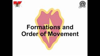 01 Formations and Order of Movement