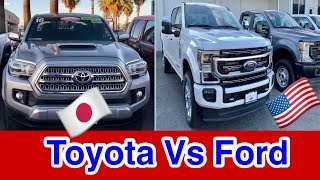 តើរថយន្ត Toyota និង រថយន្ត Ford មួយណាមានគុណភាពល្អជាង? - Toyota Vs Ford