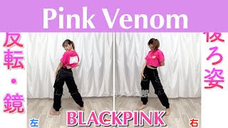 【反転スロー】BLACKPINK - Pink Venom | Dance Tutorial | Mirrored + Slow music