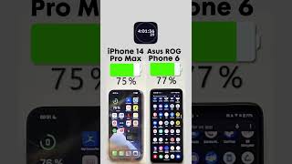 iPhone 14 Pro Max vs. Asus ROG Phone 6 Battery Test🔋Subscribe for more 🤙🏼