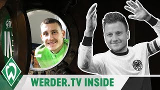 Bargfrede auf Zeitreise, Eggestein in der Kajüte | WERDER.TV Inside nach Dortmund