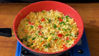 CHEAP \u0026 EASY FRIED RICE RECIPE | DELICIOUS MEAL WITH LEFTOVERS!