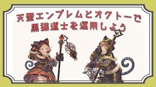 【グラブル】天聖ブルームとオクトーで黒猫道士【マキュラソロ】