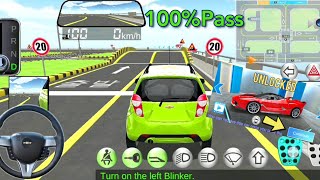3D Driving Class - Course Test Pass_Unlock Cars | Gameplay HMDG53