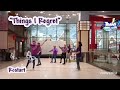 Things I Regret line dance 