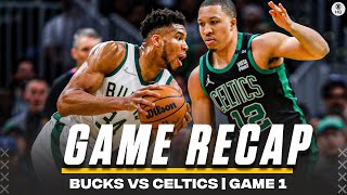 2022 NBA Playoffs: Giannis, Bucks shut down Jayson Tatum, Celtics in Game 1 | CBS Sports HQ