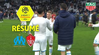 Olympique de Marseille - Stade Brestois 29 ( 2-1 ) - Résumé - (OM - BREST) / 2019-20