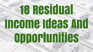 18 Residual Income Ideas And Opportunities