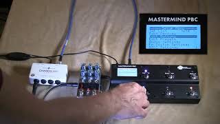 Using a Mastermind PBC to control Strymon and Chase Bliss pedals