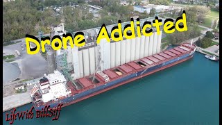 Loading Ships Sarnia Ontario Canada   4K