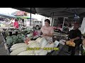 武吉英达华人新年前最后一个周末早市 a morning walk in the pasar pagi bukit indah