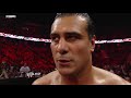 Raw - John Cena & Bret Hart vs. Alberto Del Rio & Ricardo Rodriguez