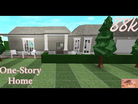 Roblox || Bloxburg: 88k One-story Home || House Build - YouTube